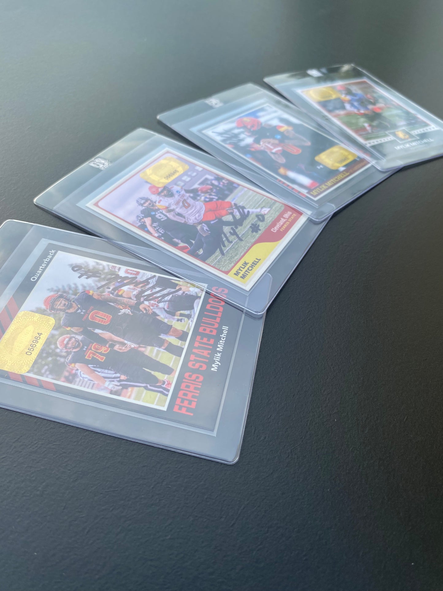 AUTOGRAPHED Mylik Mitchell Player Cards COMBO PACK